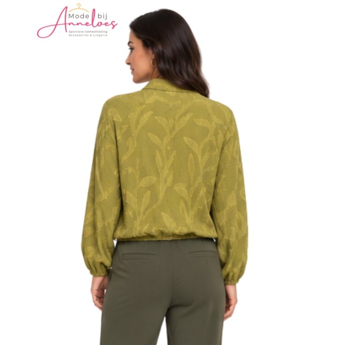 Andco Woman Blouse BL465 Wina bladeren Olive